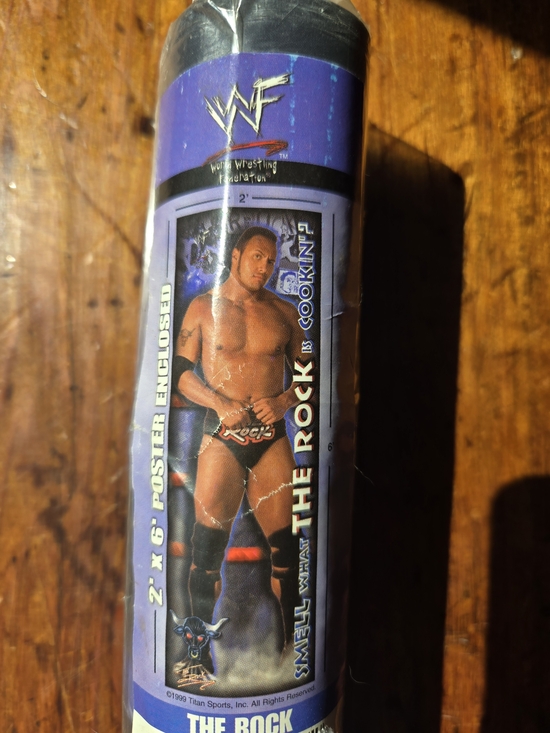 WWE Other - The Rock WWF Door Poster SEALED